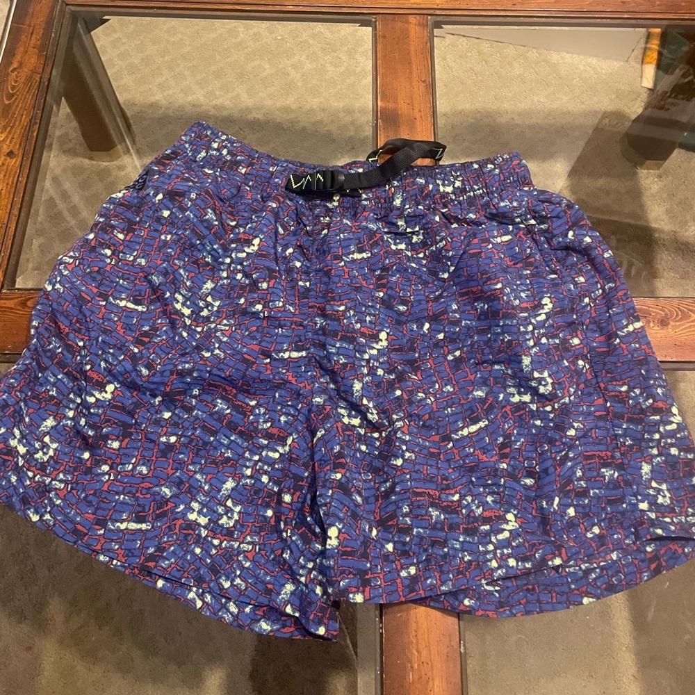 Nike ACG Blue and Red Patterned Shorts